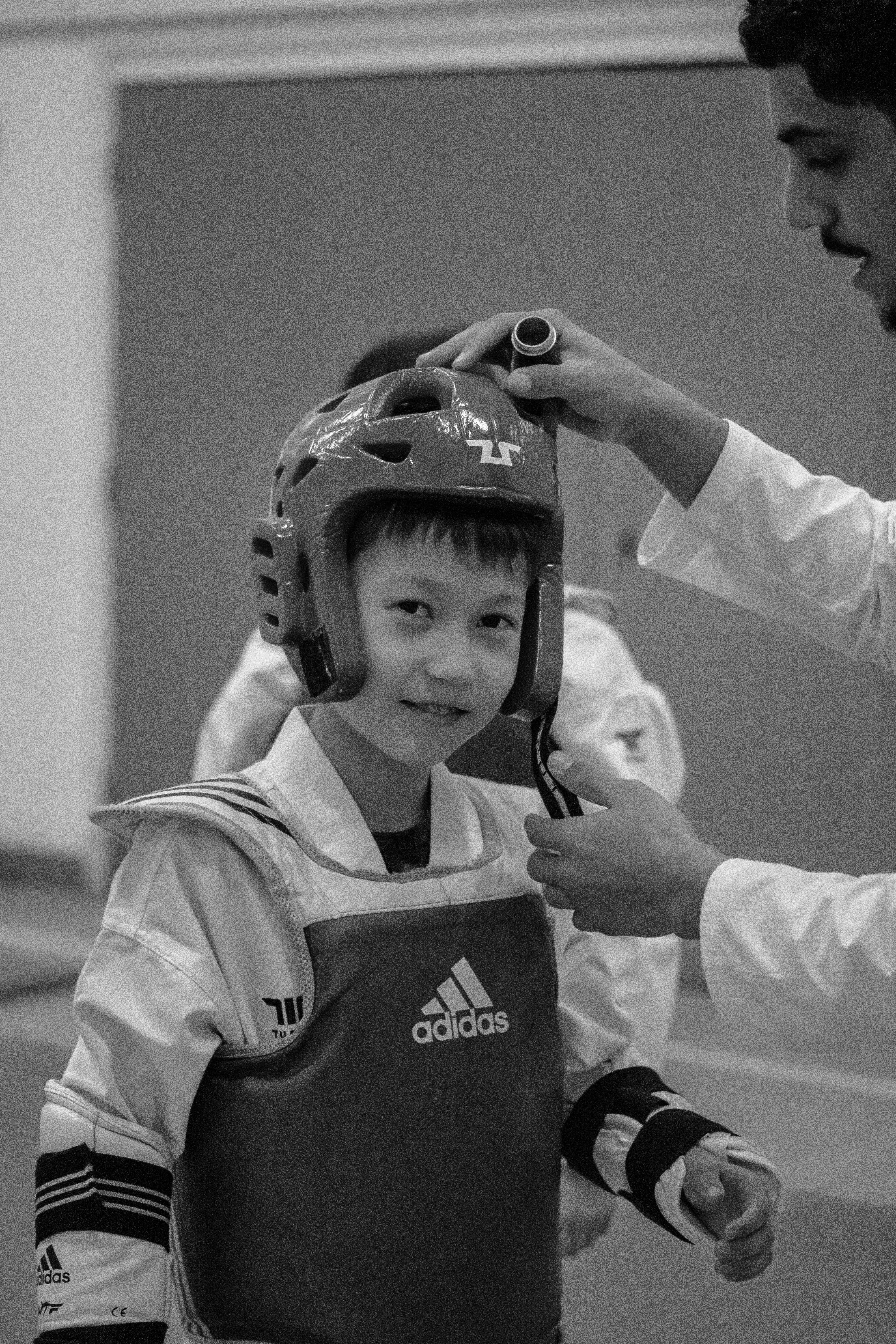 Kids having fun while learning Taekwondo in South West London